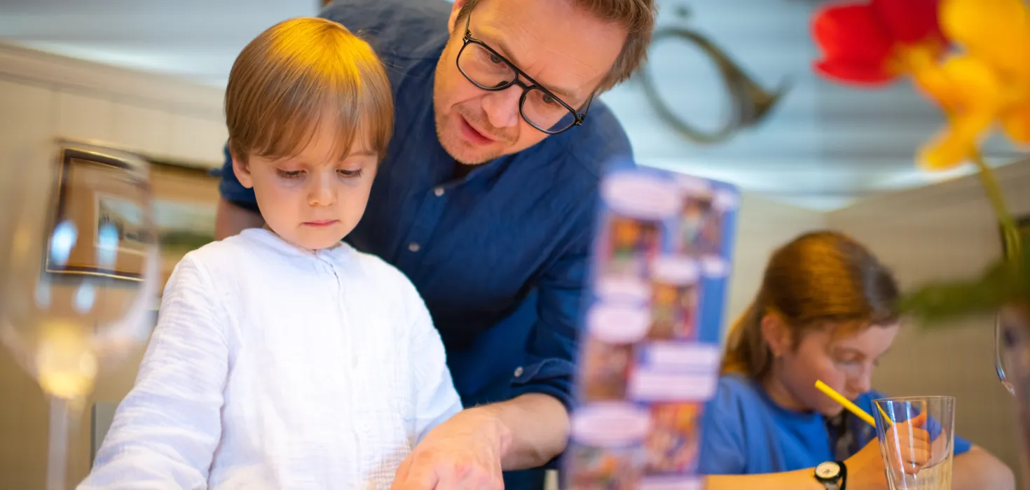 Insel Mainau / Bjørn Jansen Die Kinderspeisekarte in der Schwedenschenke