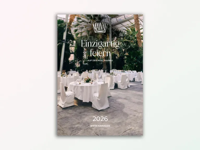 Bankettmappe der Insel Mainau 2026