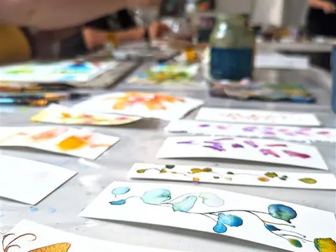 Mainau Akademie Seminare Malen mit Tusche