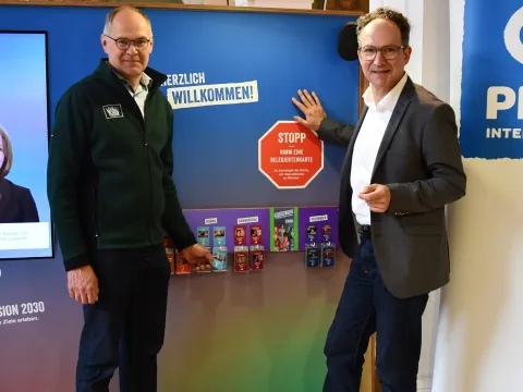 Eröffnung Plan-Nachhaltigkeitsausstellung auf der Insel Mainau