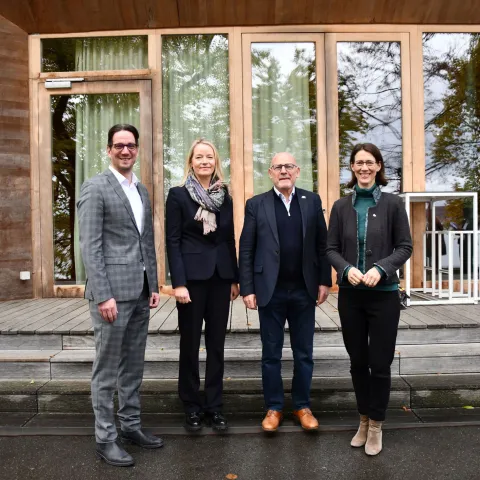 Gräfin Bettina und Graf Björn Bernadotte beim Mainauer Klimadialog